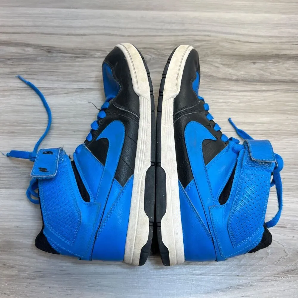 Nike Boys‎ Mogan Mid 2 SB 645025-400 Blue Black Casual Shoes Sneakers Size 6.5Y